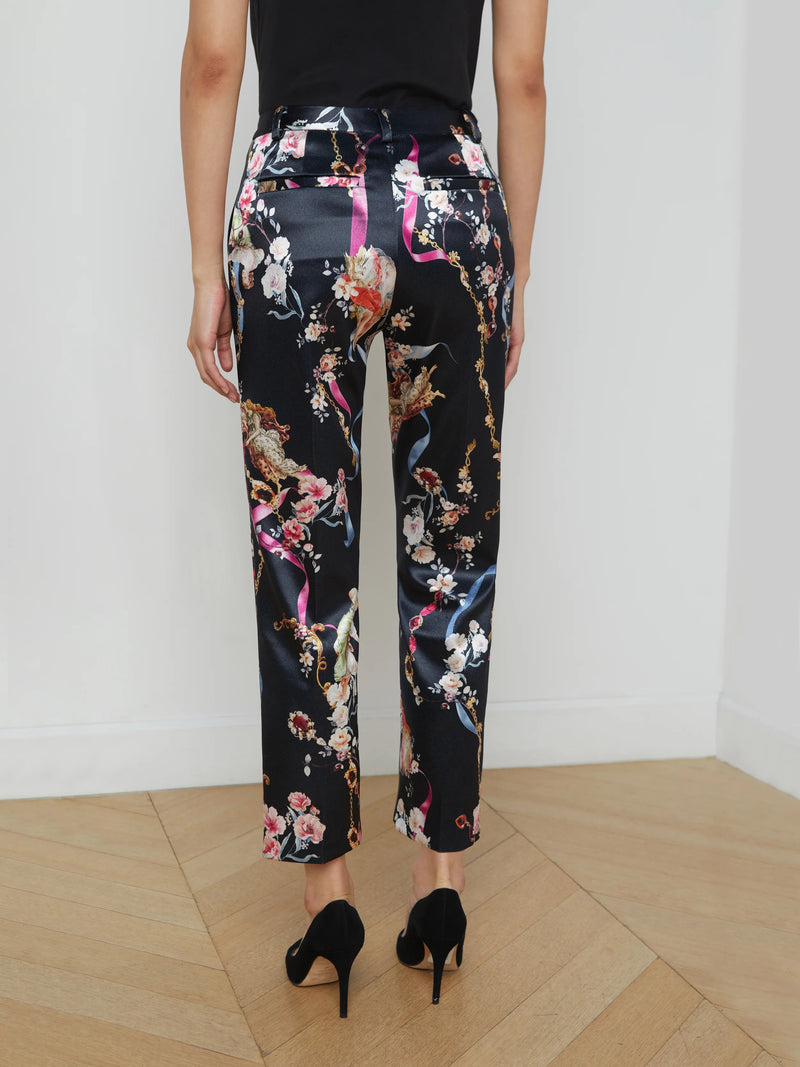 Ludivine Trouser In Black Multi Rocco-L&