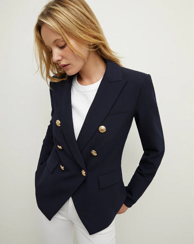 Miller Dickey Jacket In Navy/ Gold-Veronica Beard-Tocca Finita