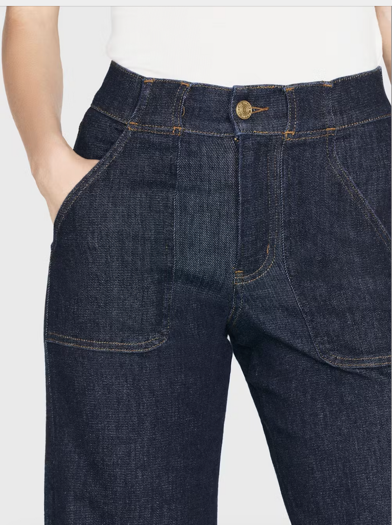 Modern Pocket Jean In Rinse-Frame-Tocca Finita