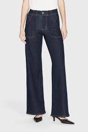 Modern Pocket Jean In Rinse-Frame-Tocca Finita