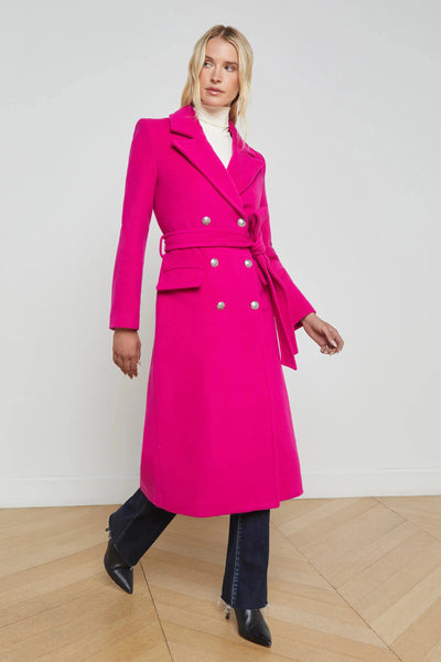 Olina Belted Long Coat-L'Agence-Tocca Finita