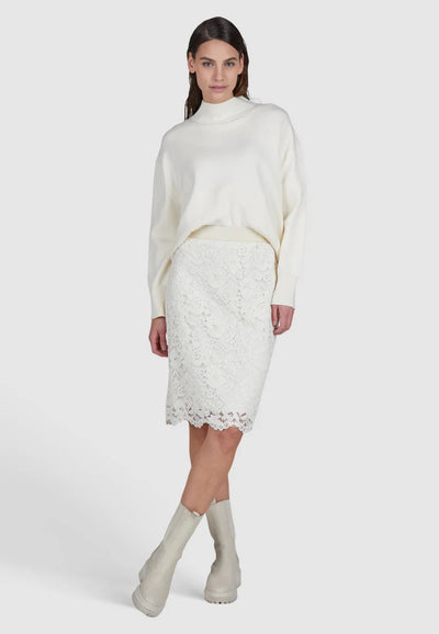 Pullover Turtleneck In Creme-Marc Aurel-Tocca Finita