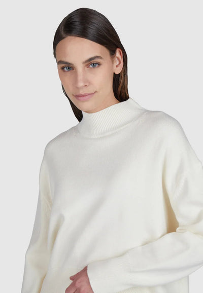 Pullover Turtleneck In Creme-Marc Aurel-Tocca Finita