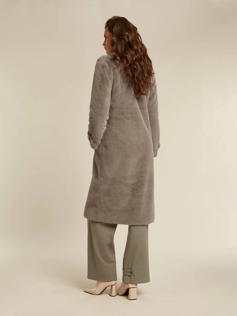 Rachel Coat In Fungi-Beaumont Coats-Tocca Finita