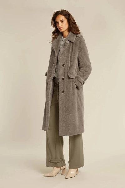 Rachel Coat In Fungi-Beaumont Coats-Tocca Finita