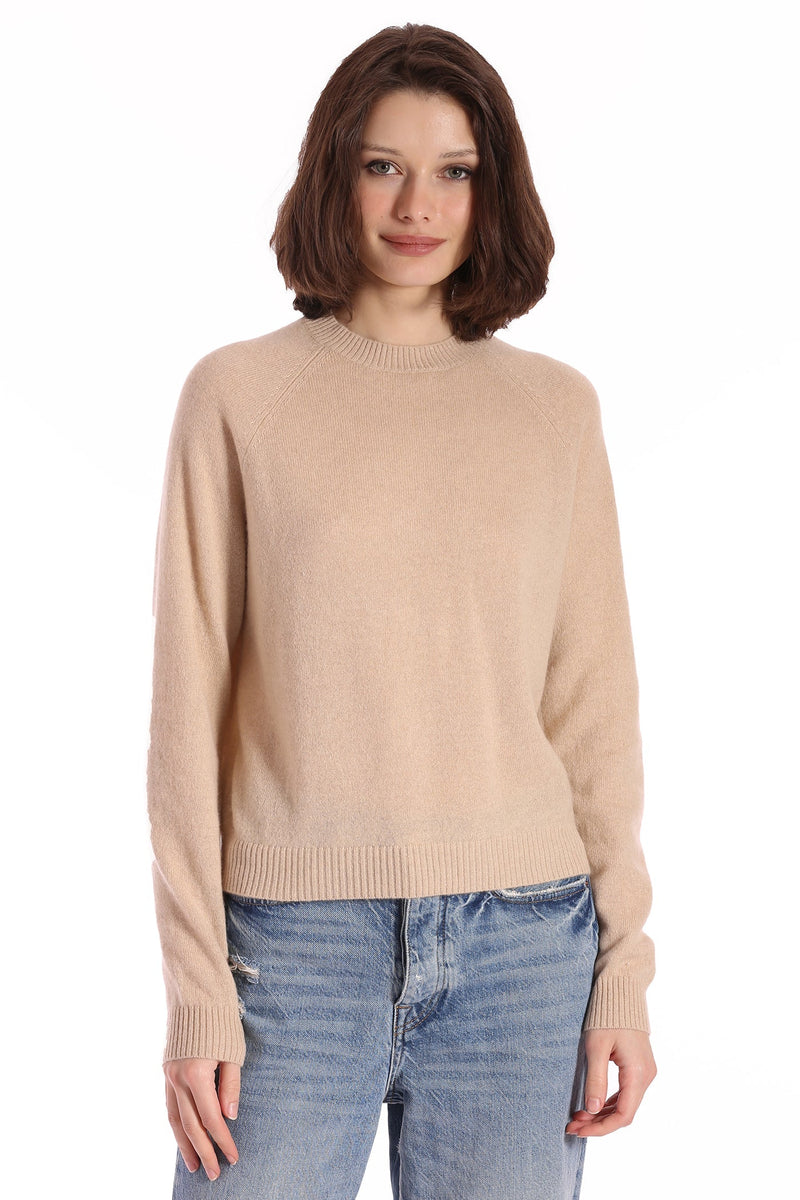 Raglan Cashmere Crew-Mini Rose-Tocca Finita