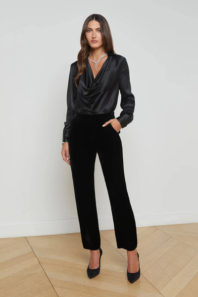 Rebel Trouser In Black-L'Agence-Tocca Finita