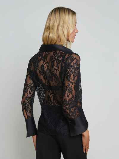 Reims Lace Blouse-L'Agence-Tocca Finita