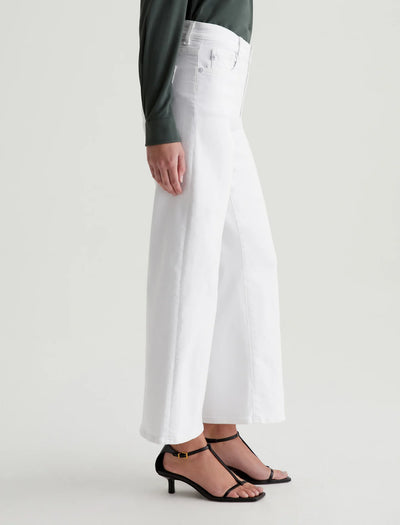 Saige Wide Leg Crop in Gallery White-AG Jeans-Tocca Finita