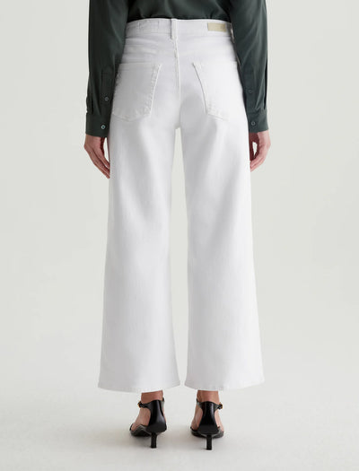 Saige Wide Leg Crop in Gallery White-AG Jeans-Tocca Finita