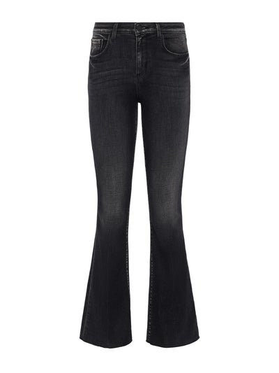 Sera Seaker Flare Denim In Obsidian-L'Agence-Tocca Finita