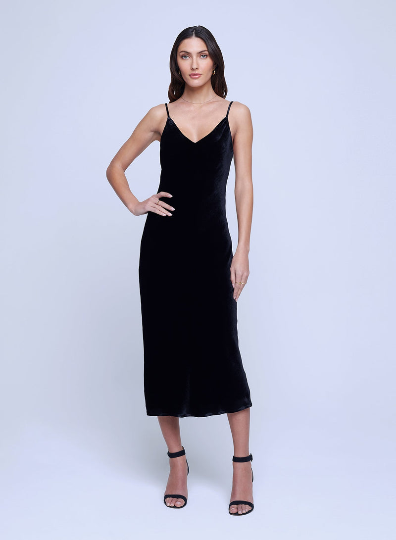 Seridie Mid Length Slip Dress by L&