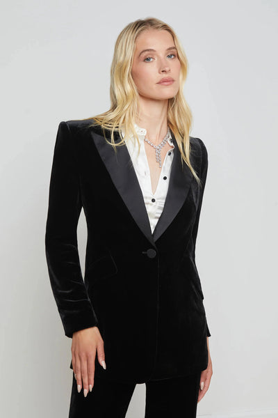 Sheila Tux Blazer In Black-L'Agence-Tocca Finita