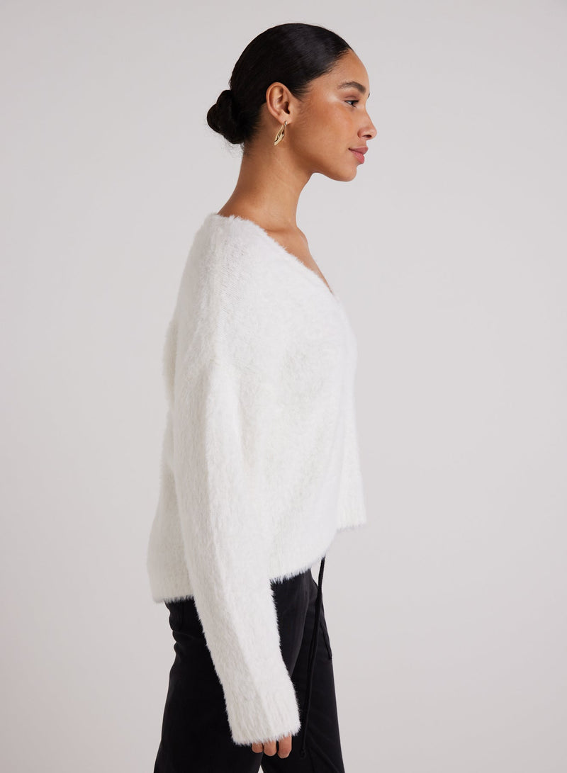 Slouchy V Neck Sweater-Bella Dahl-Tocca Finita