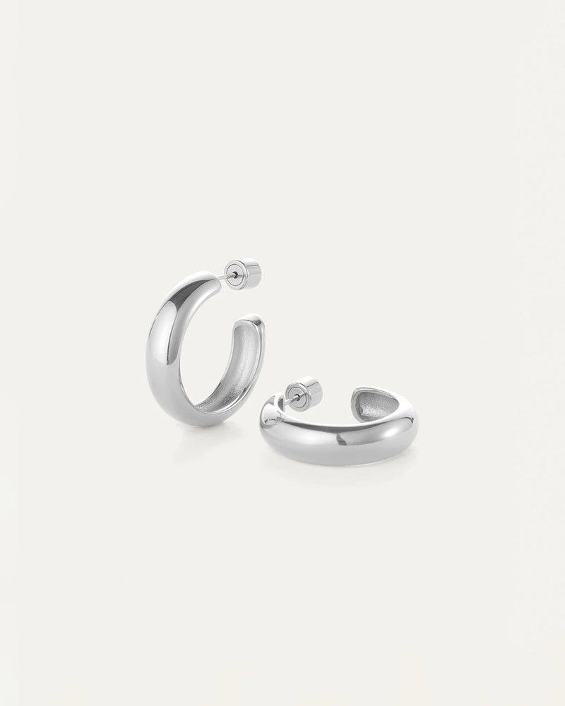 Staple Hoop Earring Large-Jenny Bird-Tocca Finita