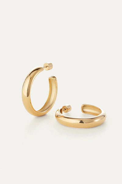 Staple Hoop Earring Large-Jenny Bird-Tocca Finita