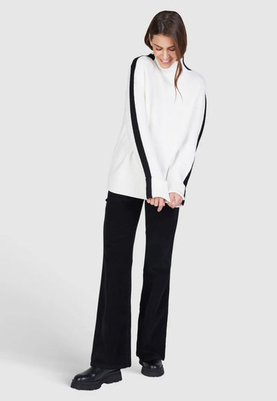 Sweater With Contrast Detail-Marc Aurel-Tocca Finita