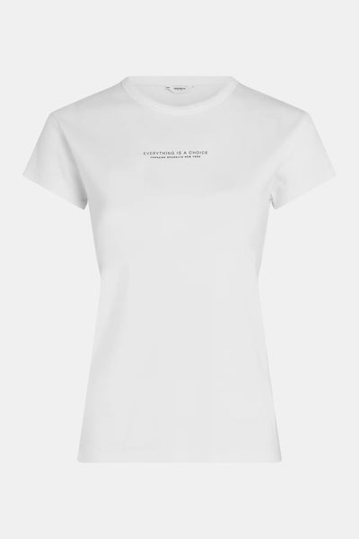 T-Shirt Print -White/Black-Penn&Ink-Tocca Finita