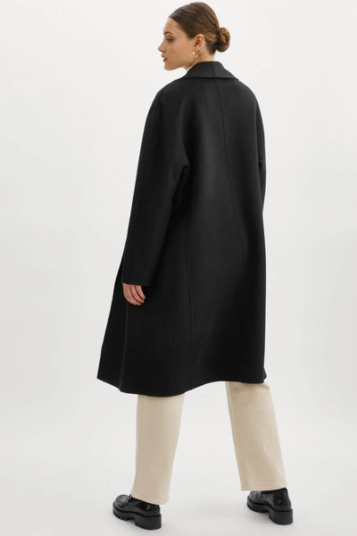 Thara Coat In Black-LAMARQUE-Tocca Finita