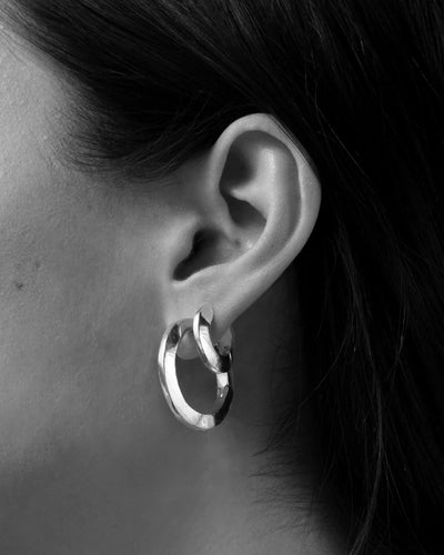 Toni Hinged Hoop Earrings by Jenny Bird-Jenny Bird-Tocca Finita