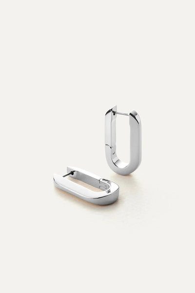 U-Link Earrings Silver-Jenny Bird-Tocca Finita