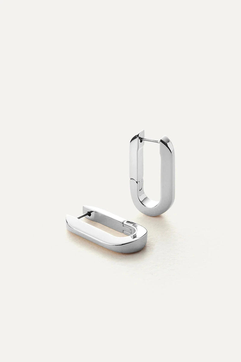 U-Link Earrings Silver-Jenny Bird-Tocca Finita