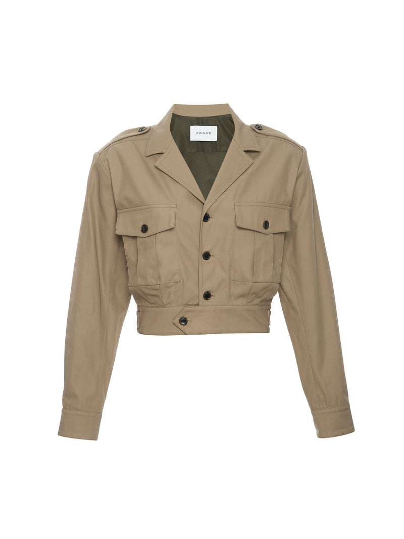 Utility Cropped Jacket by Frame-Frame-Tocca Finita