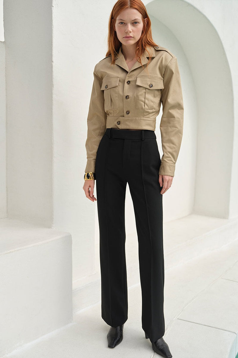 Utility Cropped Jacket by Frame-Frame-Tocca Finita