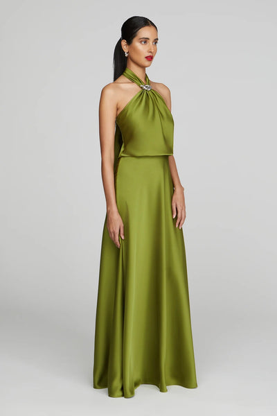 Wynn Gown In Charmeuse-Halston-Tocca Finita