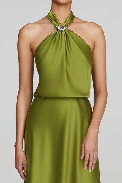 Wynn Gown In Charmeuse-Halston-Tocca Finita