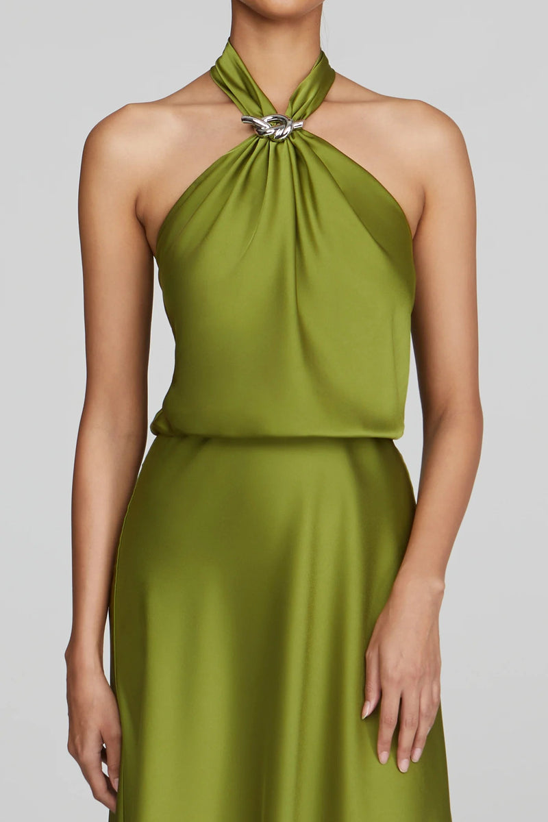 Wynn Gown In Charmeuse-Halston-Tocca Finita