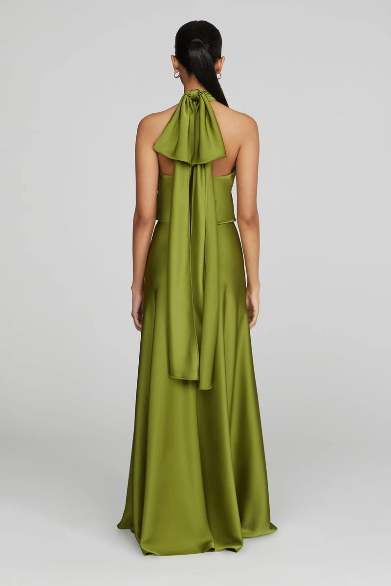 Wynn Gown In Charmeuse-Halston-Tocca Finita