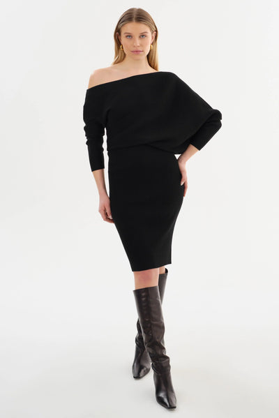 Zenobia Sweater Dress-LAMARQUE-Tocca Finita